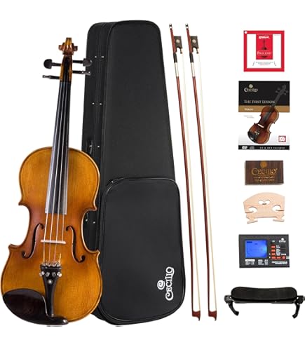 Amazon.com: Stagg VN-4/4-Size EF 4/4-Size Solid Spruce Top Maple